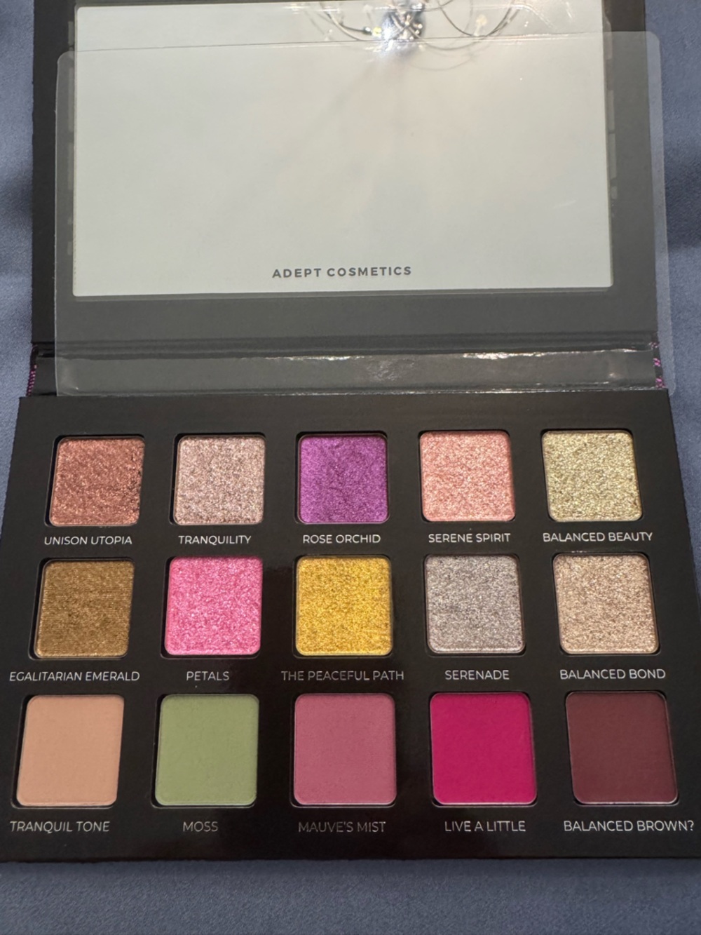 Adept Unity Eyeshadow Palette - Vibrant Pink, Purple & Gold Shades